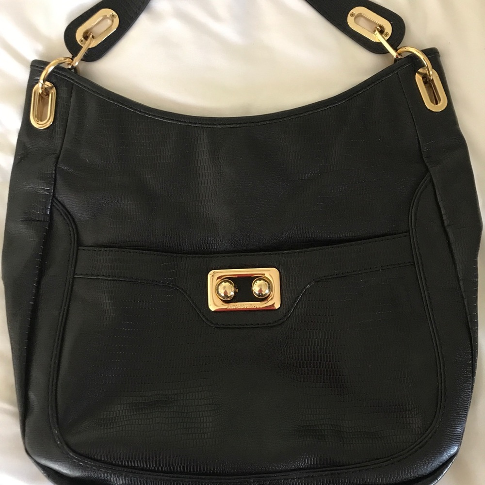 Antonio Melani Black Leather Purse